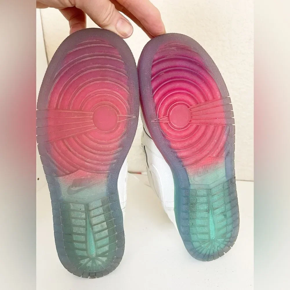 Air Jordan 1 high premium gradient sole rainbow gum Women’s 8/girls youth 6.5